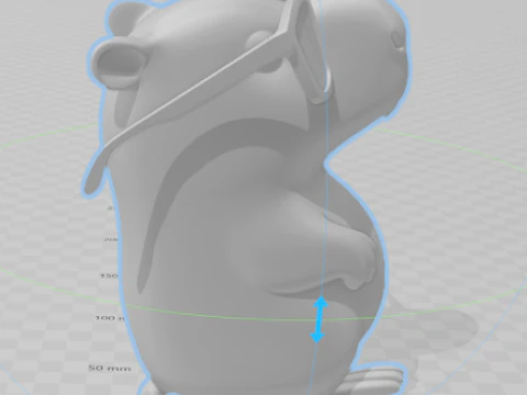 Capybara 3D Print Model