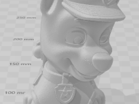 Style patrulha canina Marshal pow patrol Modelo de Impressão 3D