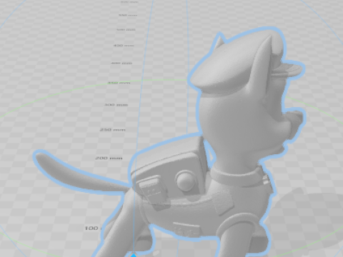 Style patrulha canina Marshal pow patrol 3D Baskı Modeli