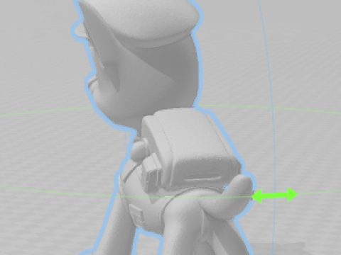 Style patrulha canina Marshal pow patrol 3D Baskı Modeli