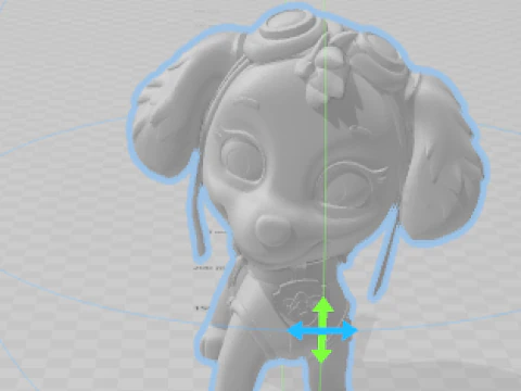 Style patrulha canina skye pow patrol 3D Print Model