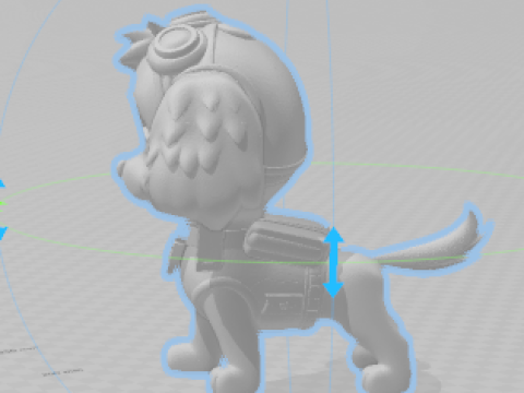 Style patrulha canina skye pow patrol 3D Baskı Modeli