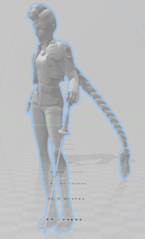 Style 3D Rumi warrior from K POP guerreira k pop Model do druku 3D .c4d .max .obj .3ds .fbx .stl .blend