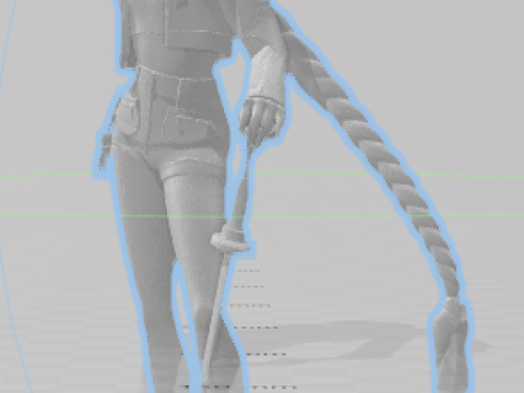 Style 3D Rumi warrior from K POP guerreira k pop Modèles 3D en vedette