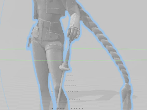 Stile guerriero Rumi 3D di K POP guerreira k pop Modello di stampa 3D