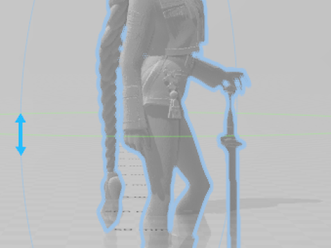 Style 3D Rumi warrior from K POP guerreira k pop Model do druku 3D