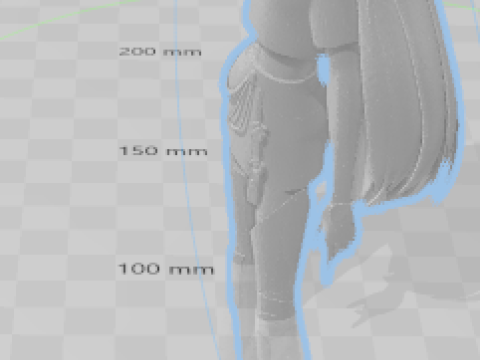 Style 3D Mira warrior from K POP guerreira k pop Model do druku 3D