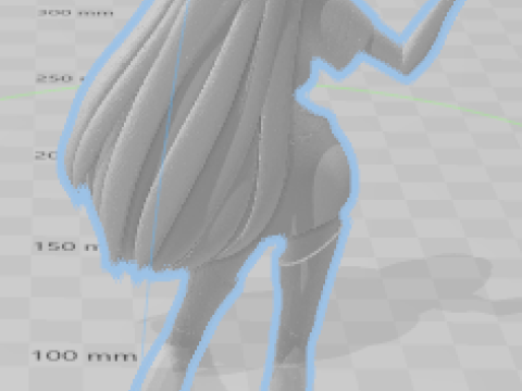 Style 3D Mira warrior from K POP guerreira k pop Model do druku 3D