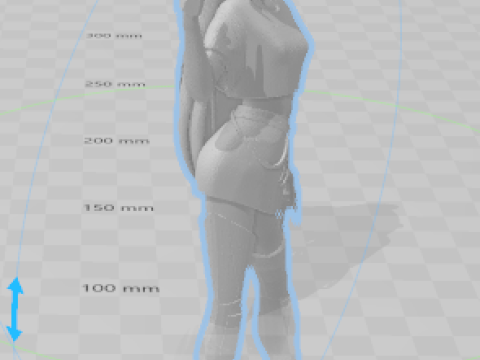 Style 3D Mira warrior from K POP guerreira k pop Model do druku 3D