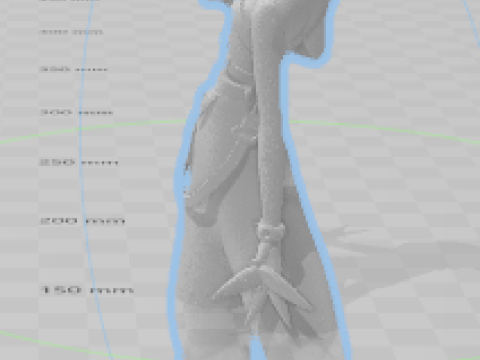 Style 3D comple warrior from K POP guerreira k pop 3D 打印模型