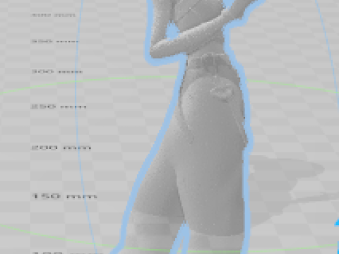 Style 3D comple warrior from K POP guerreira k pop 3D 打印模型