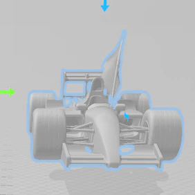 Style 3D caricatura f1 senna bandeira flag 3D Print Model .c4d .max .obj .3ds .fbx .stl .blend 