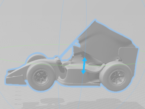 Style 3D caricatura f1 senna bandeira flag Modèles 3D en vedette