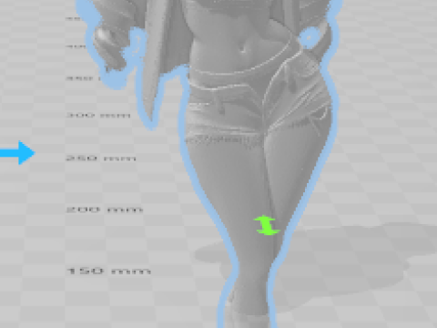 Boneca lolli manga 3d grecia menina mulher women Modèles 3D en vedette
