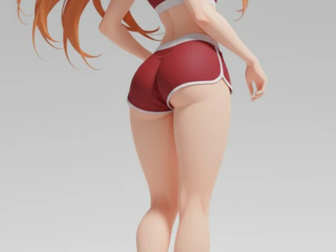 Boneca lolli manga 3d grecia menina mulher women 3D Print Model