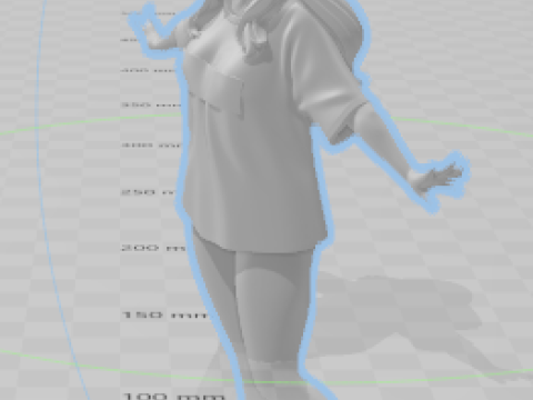 Boneca lolli manga menina mulher women Modèles 3D en vedette