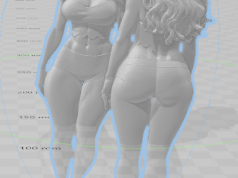 Boneca lolli manga menina mulher women Modèles 3D en vedette
