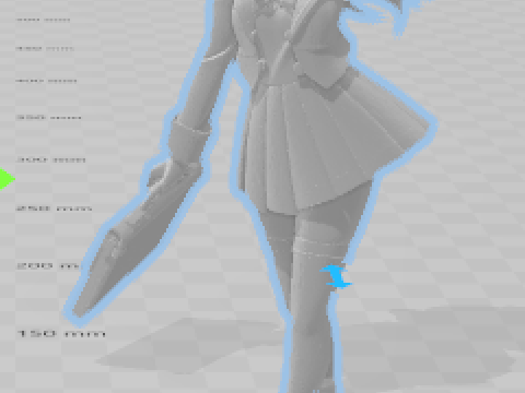 Boneca lolli manga menina mulher women Model Cetak 3D