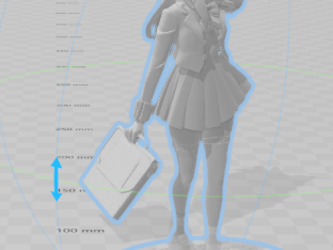 Boneca lolli manga menina mulher women Model Cetak 3D