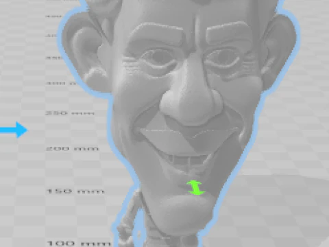 Boneco caricato do senna f1 3D Print Model