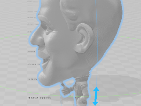 Boneco caricato do senna f1 3D Принт Модель