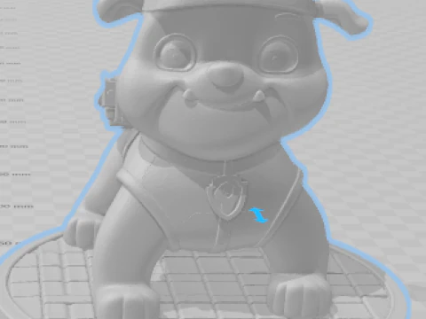 Boneco powpatrol patrulha canina cachorro resgate 3D Print Model