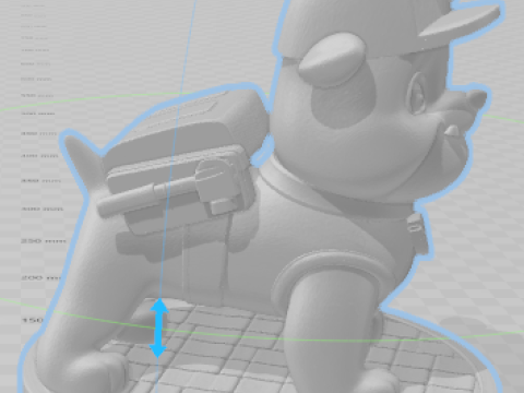 Boneco powpatrol patrulha canina cachorro resgate 3D Baskı Modeli