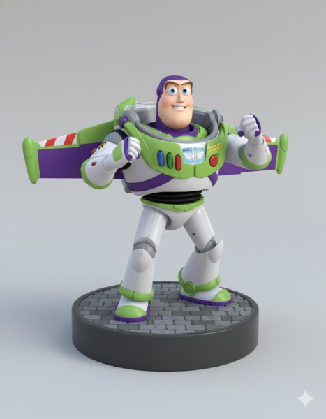 Boneco buzz light toy story Model Cetak 3D .c4d .max .obj .3ds .fbx .stl .blend