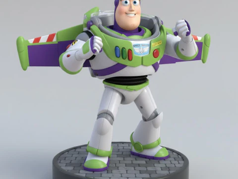 Cerita mainan ringan Boneco buzz Model Cetak 3D