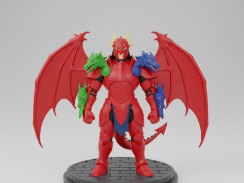 Boneco cav dragao tiamat dragoon 3D Принт Модель