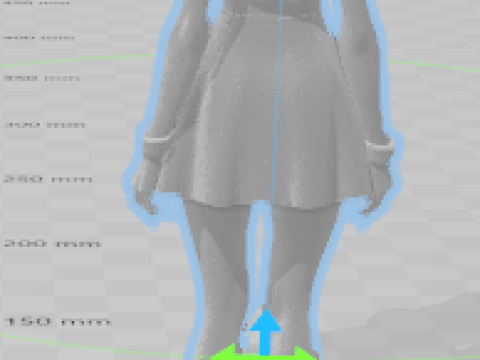 Boneca 3d manga women lolli Modello di stampa 3D