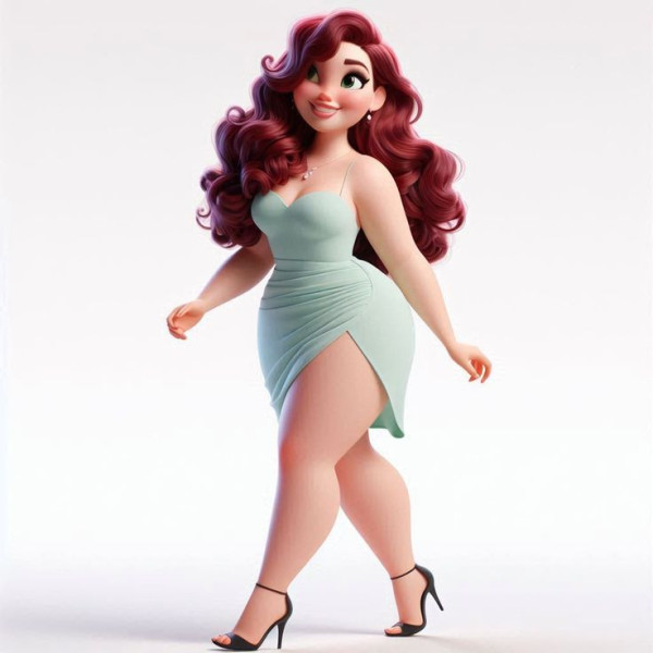 Boneca 3d manga women lolli 3D Print Model .c4d .max .obj .3ds .fbx .stl .blend 