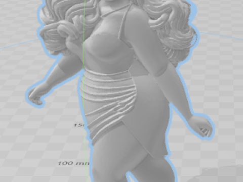 Boneca 3d manga women lolli 3D Print Model