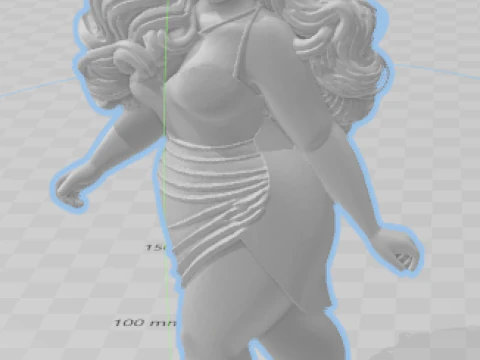 Boneca 3d manga women lolli 3D Print Model