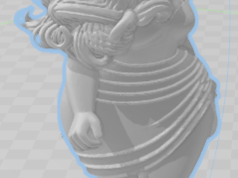 Boneca 3d manga women lolli 3D Print Model