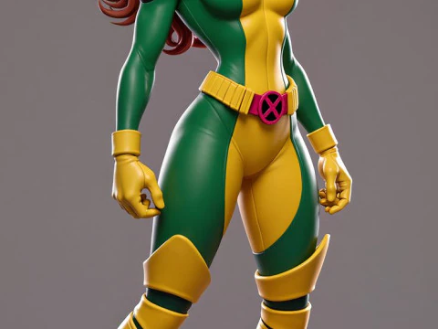 Boneca 3d manga women lolli vampira xmen 3D Print Model