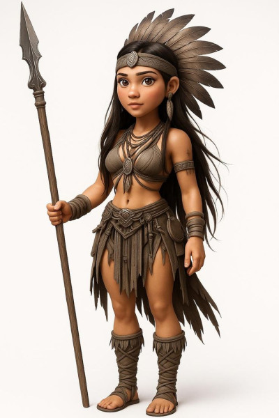 Boneca 3d манга женщины лолли Индия 3D Принт Модель .c4d .max .obj .3ds .fbx .stl .blend 