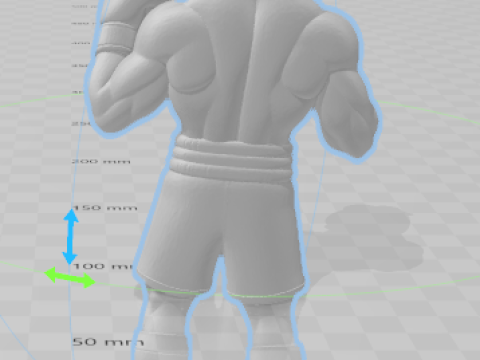 Boneca 3d estyle box rocky 3D 프린트 모델