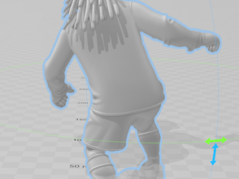 Boneca 3d estyle r10 caricato 足球 3D 打印模型