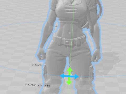 Boneca 3d estyle women manga lolli 3D Print Model