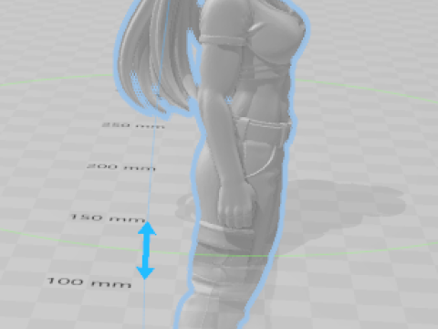 Boneca 3d estyle mangalolli voor vrouwen 3D printmodel