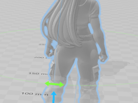 Boneca 3d estyle mangalolli voor vrouwen 3D printmodel