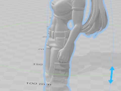 Boneca 3d estyle mangalolli voor vrouwen 3D printmodel