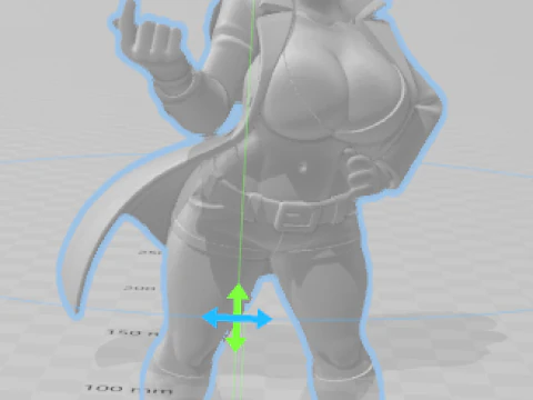 Boneca 3d estyle women manga lolli 3D Print Model