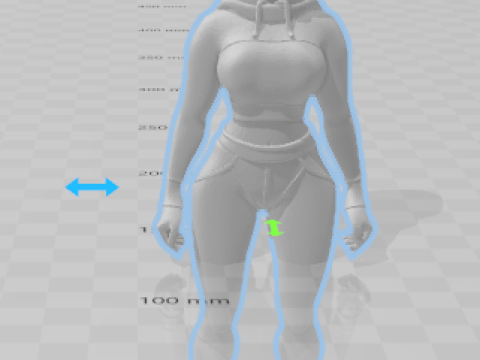 Boneca 3d estyle women manga lolli 3D Print Model