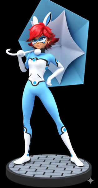 Boneca 3d estyle women manga lolli ladybug rabbit 3D Print Model .c4d .max .obj .3ds .fbx .stl .blend 