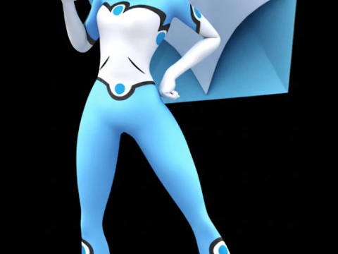 Boneca 3d estyle donne manga lolli coccinella coniglio Modello di stampa 3D