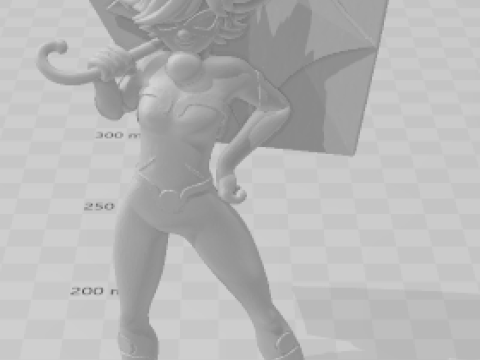 Boneca 3d estyle women manga lolli ladybug rabbit 3D Print Model