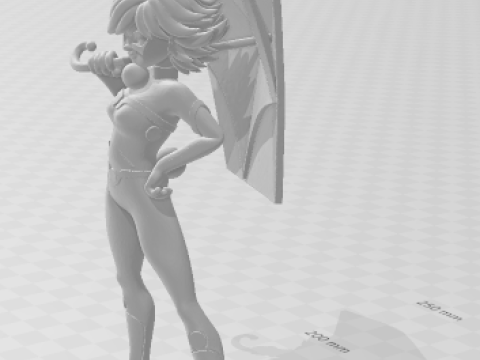 Boneca 3d estyle women manga lolli ladybug rabbit 3D Print Model