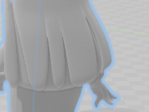 Boneca 3d estyle kobiety manga lolli caricato Model do druku 3D